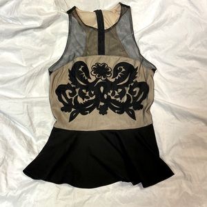 Lotus Boutique 2012 Mustard Seed Peplum Top